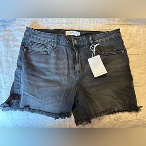 CJLA Black Denim Shorts